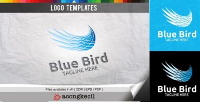 Blue Bird – Logo Template