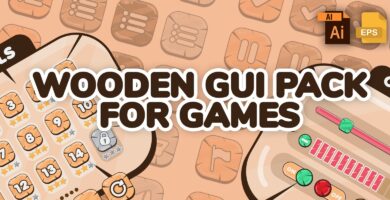 Wooden Theme GUI Pack
