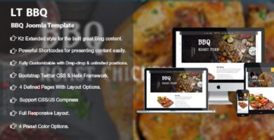 LT BBQ – Premium Barbecue Joomla Template