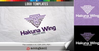 Hakuna Wing – Logo Template