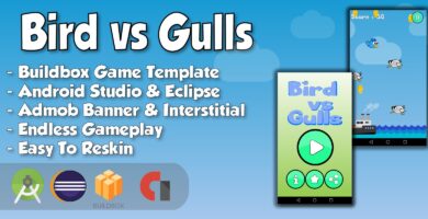 Bird vs Gulls – Buildbox Game Template