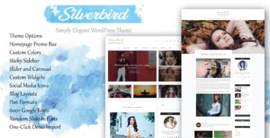 SilverBird – Elegant WordPress Blogging Theme