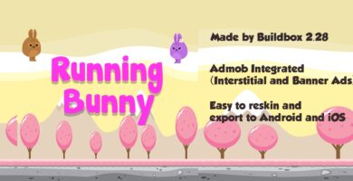 Running Bunny – Buildbox Game Template
