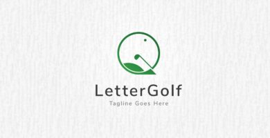 Letter Golf Logo