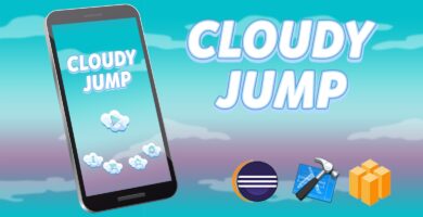 Cloudy Jump Game Template Buildbox