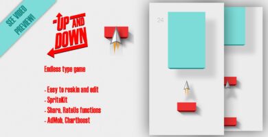 Up And Down – iOS Game Source Code