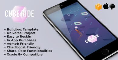 Cuberide – Buildbox Template