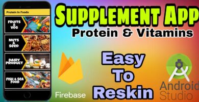 Protein – Vitamins Supplement  Android Source Code