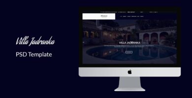 Villa Jadranka – Website PSD Template