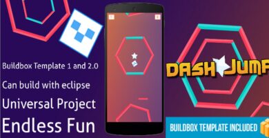 Dash Jump – Buildbox Template