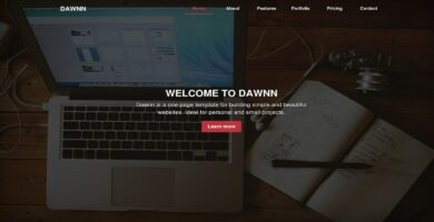 Dawnn – Multipurpose Responsive HTML Template