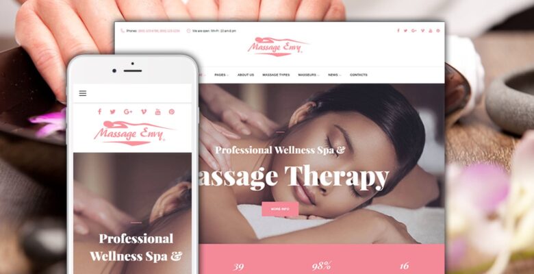 Massage And Spa Salon WordPress Theme