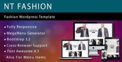 NT Fashion – Fashion WordPress Theme