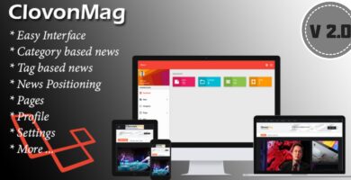 ClovonMag Online – News And Blog Script – Laravel