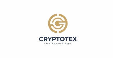 Cryptotex C Letter Logo