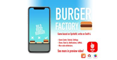 Burger Factory – iOS Source Code