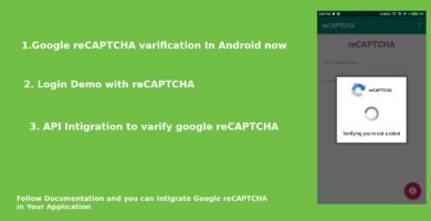 reCAPTCHA Android Verification – Android Studio