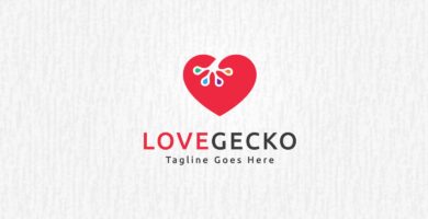 Love Gecko Logo