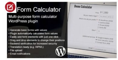 Estimate Form Costs Calculator – WordPress plugin