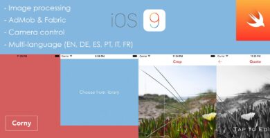 Corny – Add Text To Image Xcode iOS