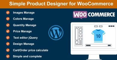 WooCommerce Product Designer Plugin