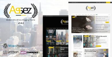Assez – Modern WordPress Blogging Theme
