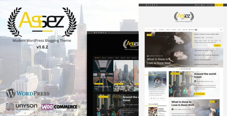 Assez – Modern WordPress Blogging Theme