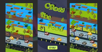 Cross The Road 2D Game Kit