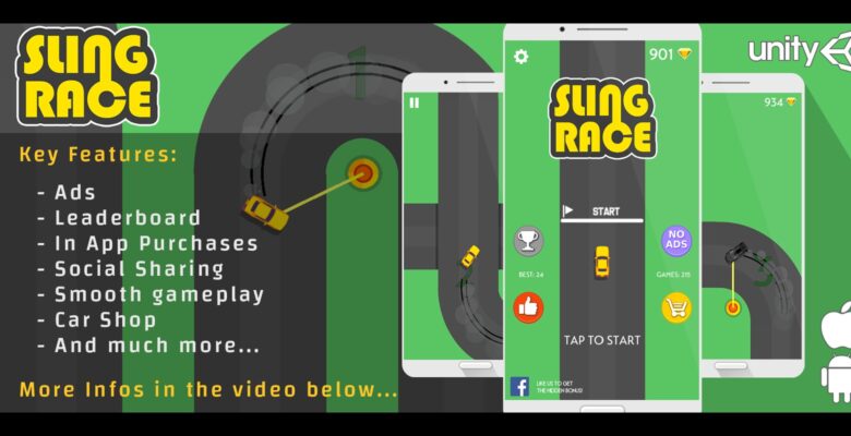 Sling Race – Unity Game Template