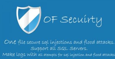 OF Security – SQL Injection & Flood protection PHP
