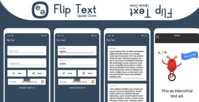 Flip Text – Android App Source Code