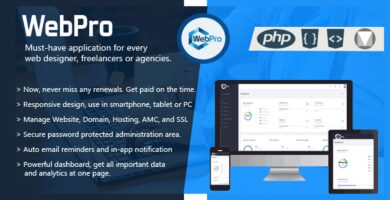 WebPro – Digital Services Management Application