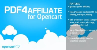 Pdf4Affiliate – Opencart Extension