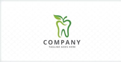 Apple Tooth – Dental Logo Template