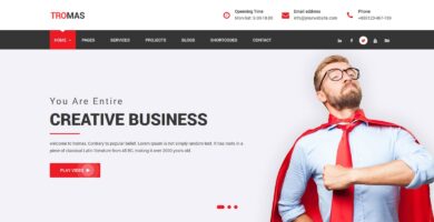 Tromas – Multipurpose Business HTML5 Theme
