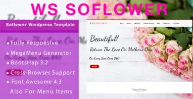 WS Soflower – Flower Woocommerce WordPress Themes
