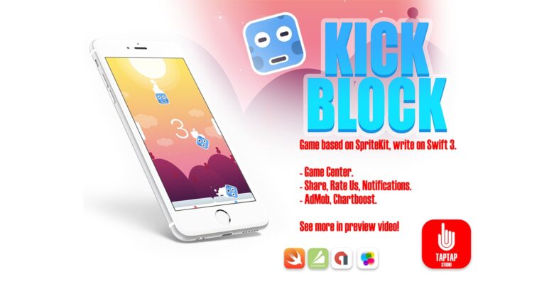 Kick Block – iOS Xcode Source Code
