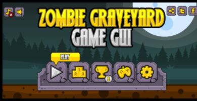 Zombie Graveyard – Game GUI
