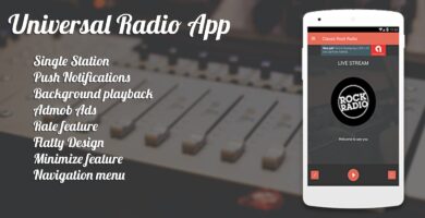 Universal Radio App – Android App Source Code