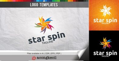 Star Spin V1 – Logo Template