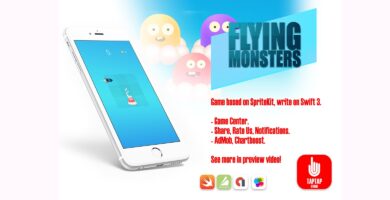 Flying Monsters – iOS Xcode Source Code