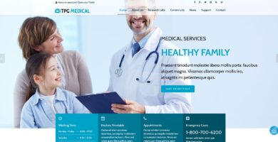 TPG Medical – Medical WordPress theme
