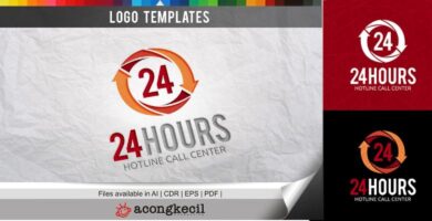 24 Hour – Logo Template