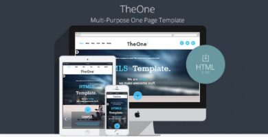 TheOne – Multipurpose Business HTML Template