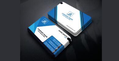 Blue Corporate Business Card