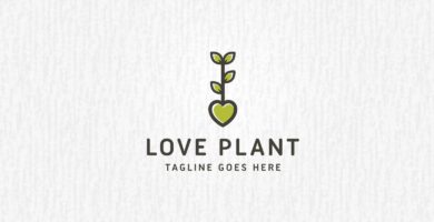 Love Plant – Logo Template