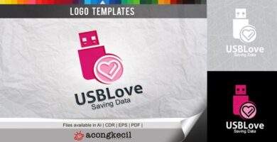USBLove – Logo Template