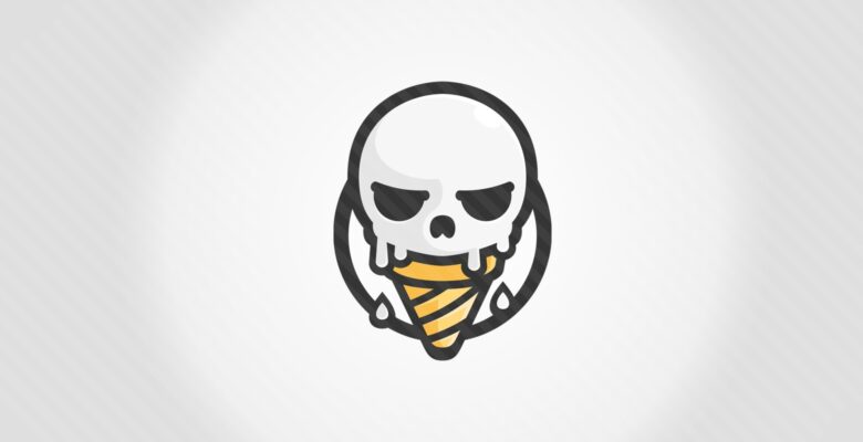 Skull Ice Cream Logo