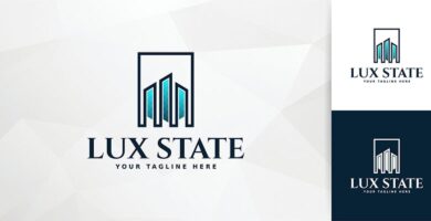 Lux State Logo Template