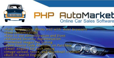 PHP AutoMarket – Car Marketplace PHP Script